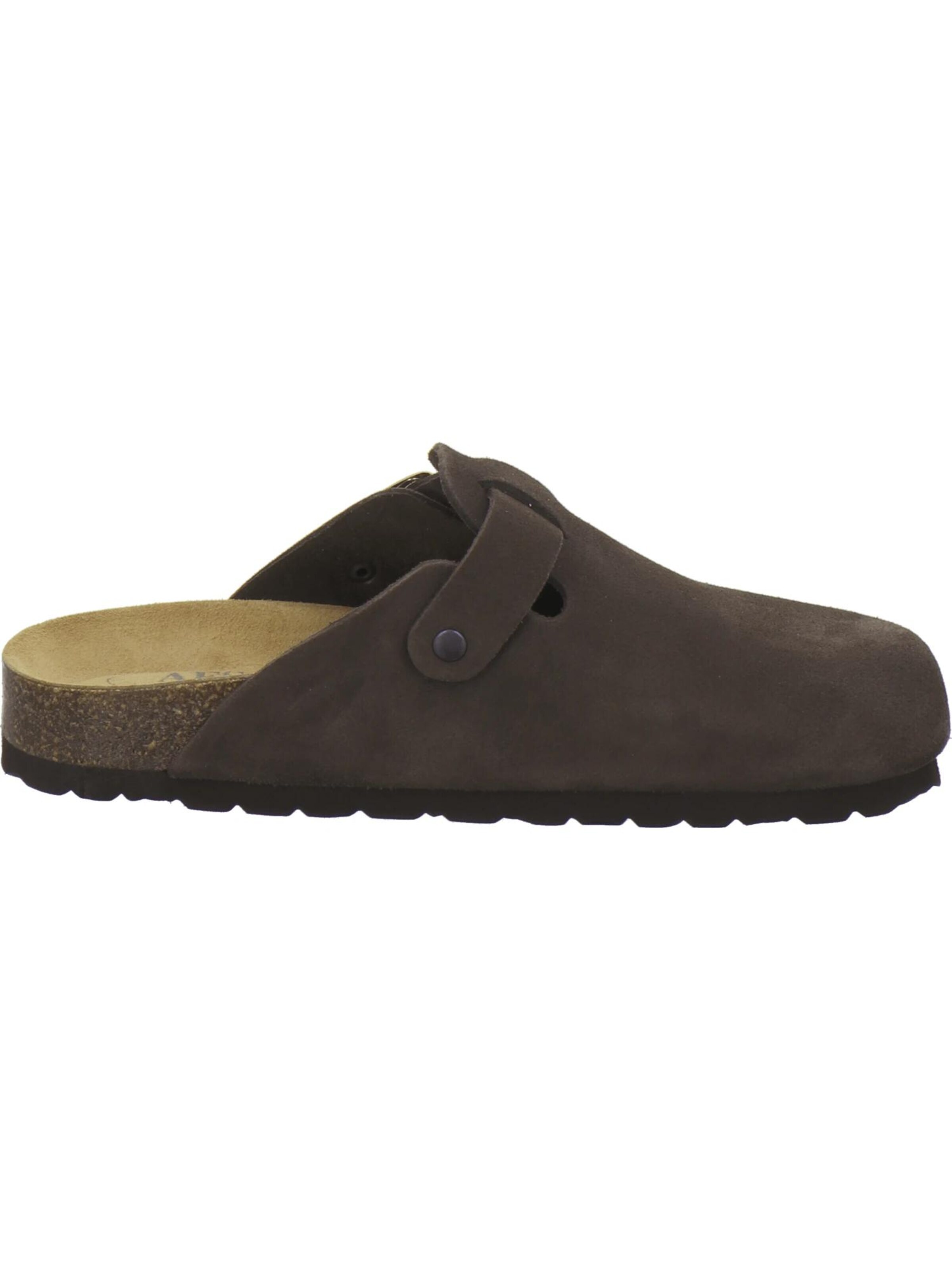 Sabots 'Clogs Damen espresso Veloursleder' AFS-Schuhe en marron