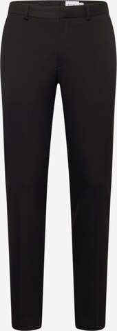 juoda TOPMAN Siauras Kelnės su kantu: priekis