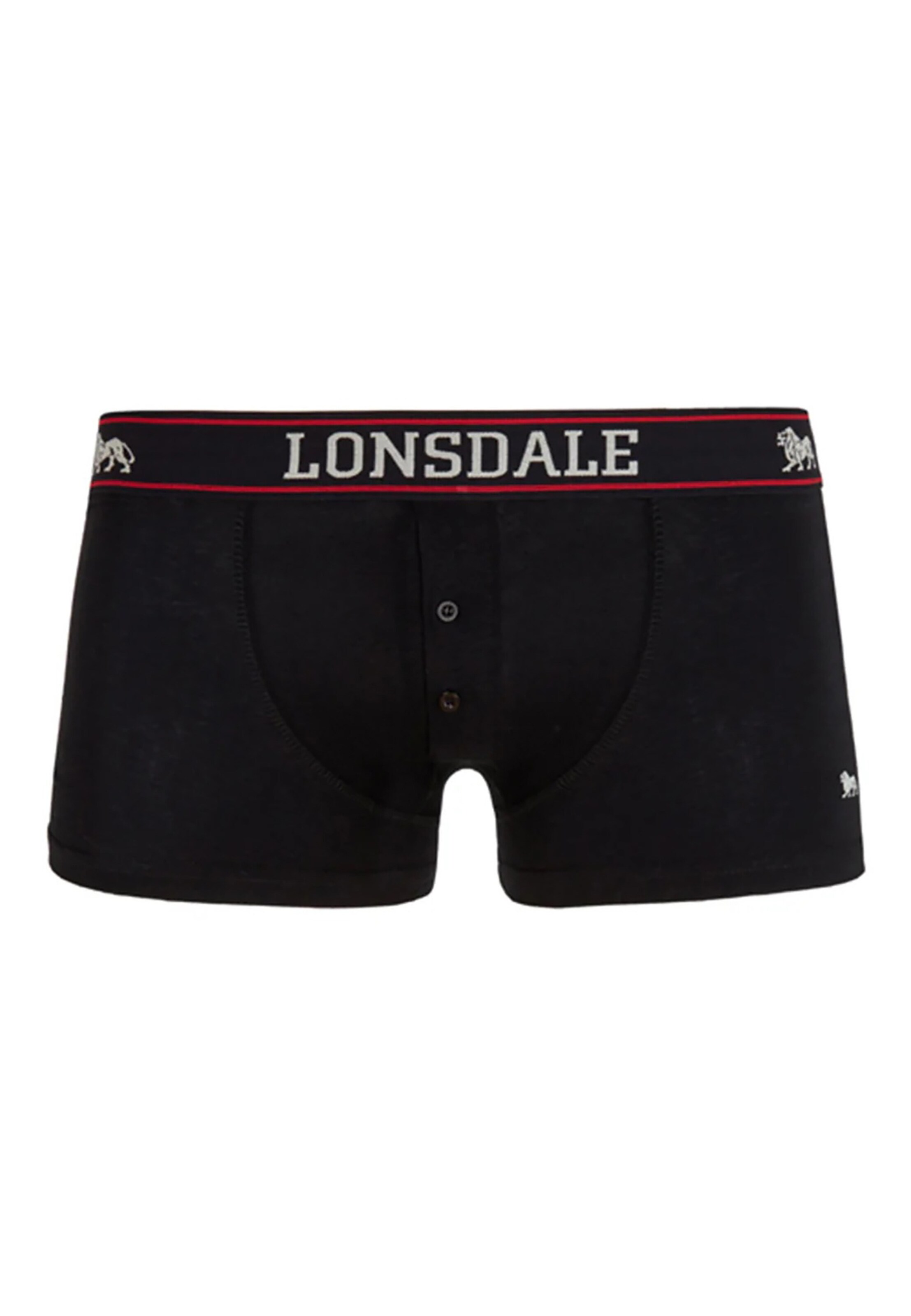 LONSDALE Boxer shorts 'Oakworth' in Black