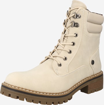 Xti Veterlaarsjes in Beige: voorkant