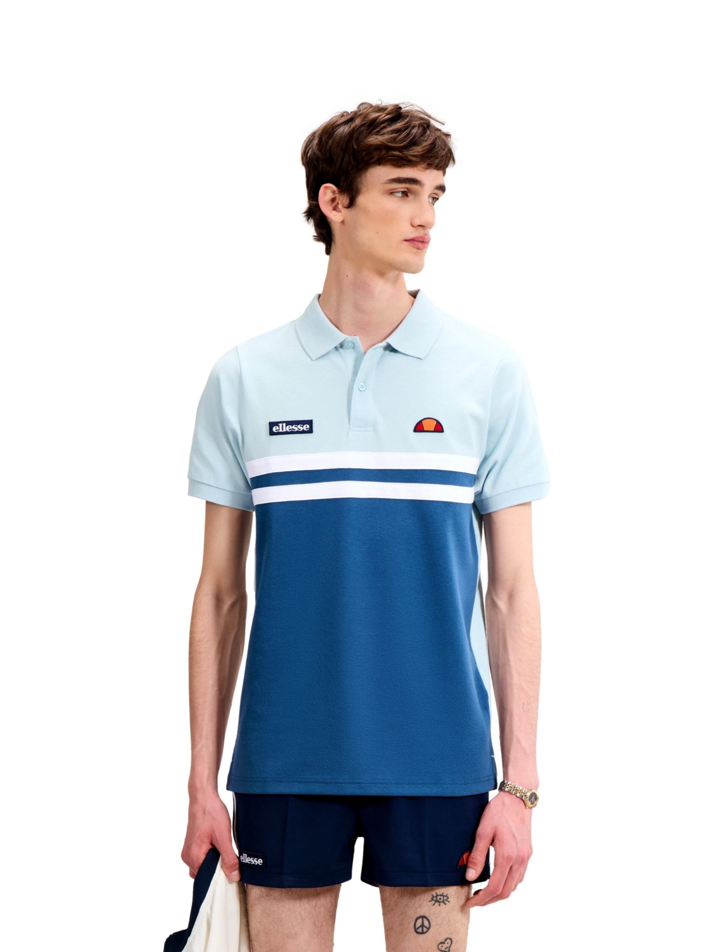 ELLESSE Shirt 'Muccia' in Blauw: voorkant