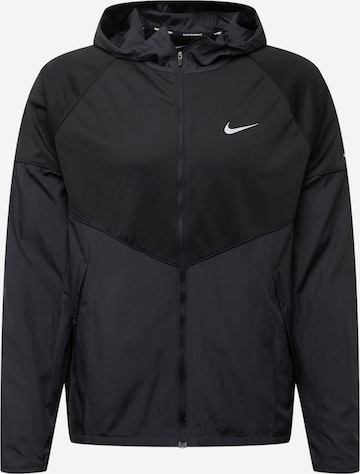 NIKE Sports jacket 'RPL Miler' in Black: front