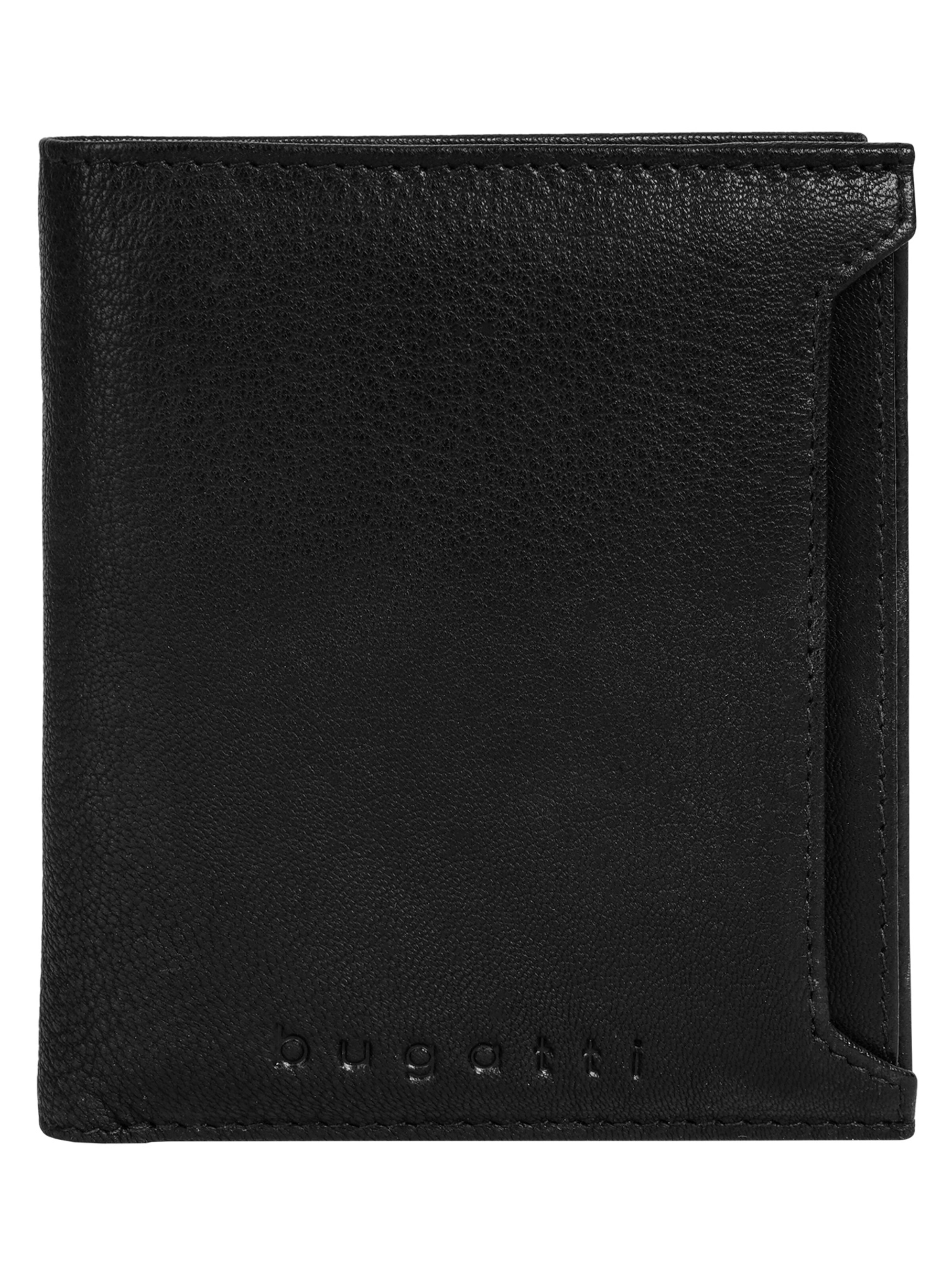 bugatti Wallet 'bugatti Geldbörse 2 in 1 CLIFF' in Black: front