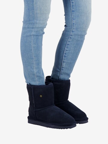 Warmbat Snow Boots ' Kangaroo ' in Blue: front