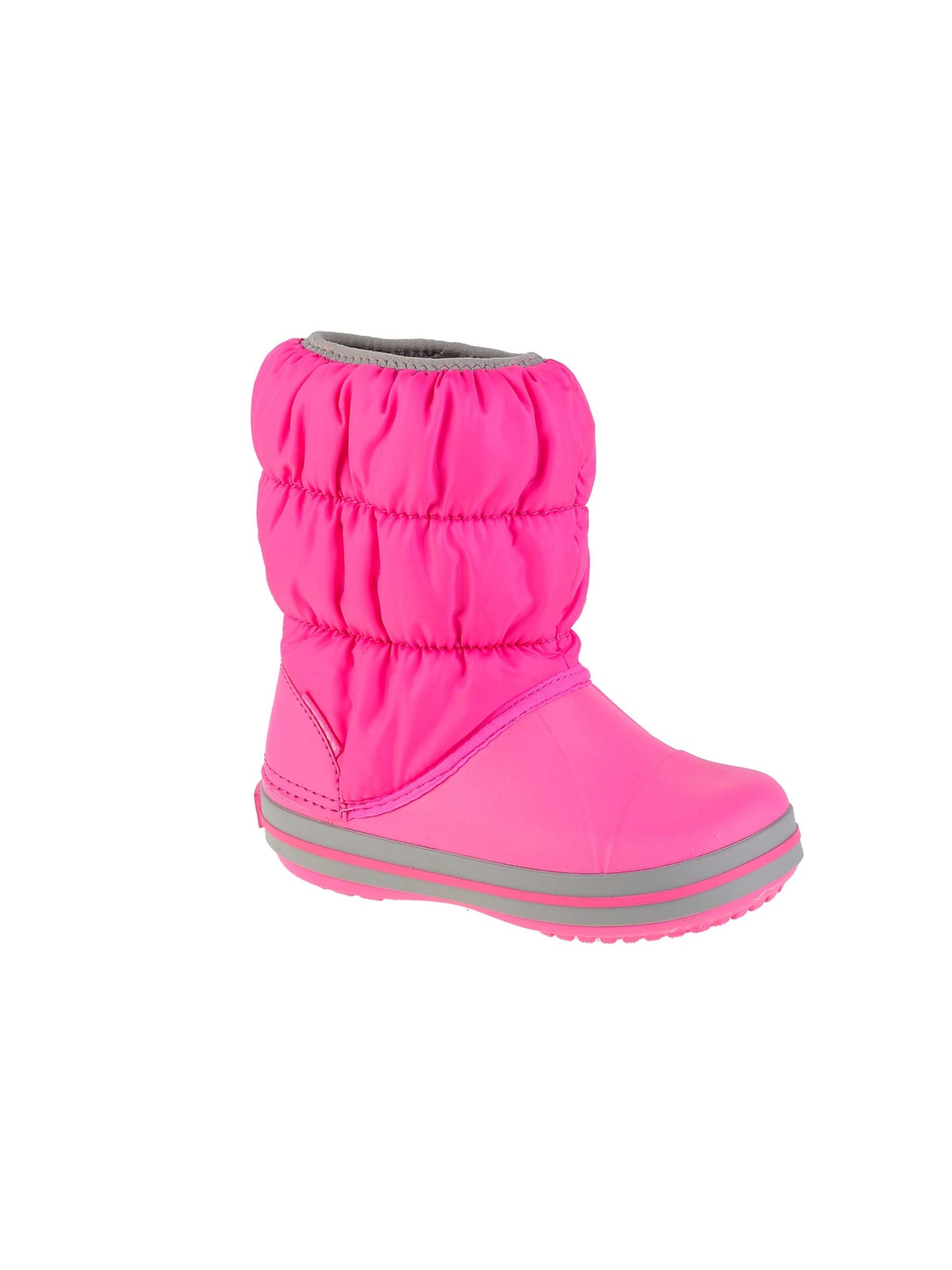 Bottes 'Crocs Winter Puff Boot Kids' Crocs en rose