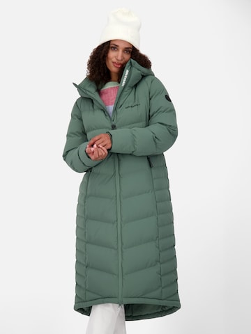 Alife and Kickin Χειμερινό παλτό 'Nina' σε πράσινο: μπροστά