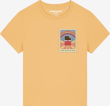 T-shirt 'Tarot The Chocolate' Watapparel en jaune : devant