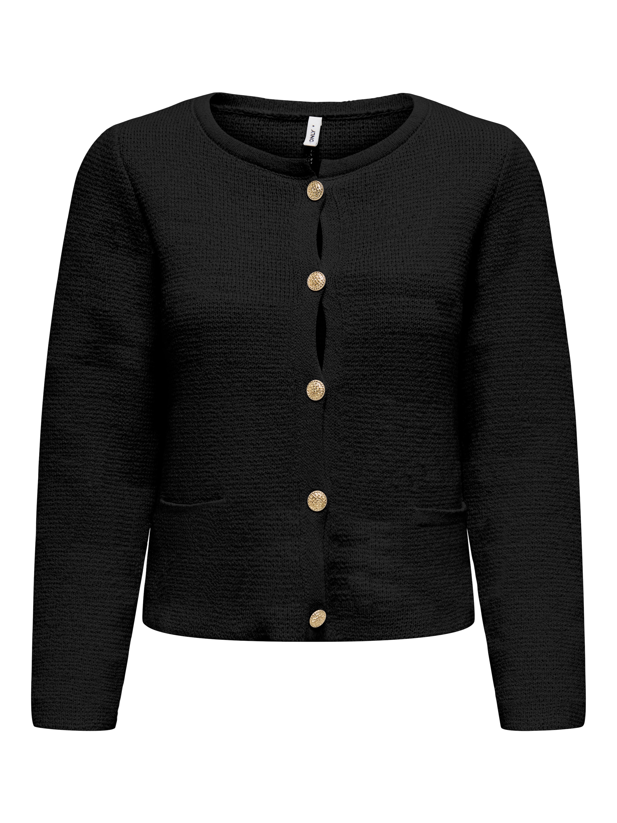 Cardigan 'ONLLaura' ONLY en noir : devant