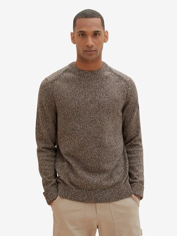 Pull-over TOM TAILOR en marron : devant