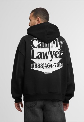 MARKET Sweatshirt 'Call My Lawyer' in Schwarz: Vorderseite