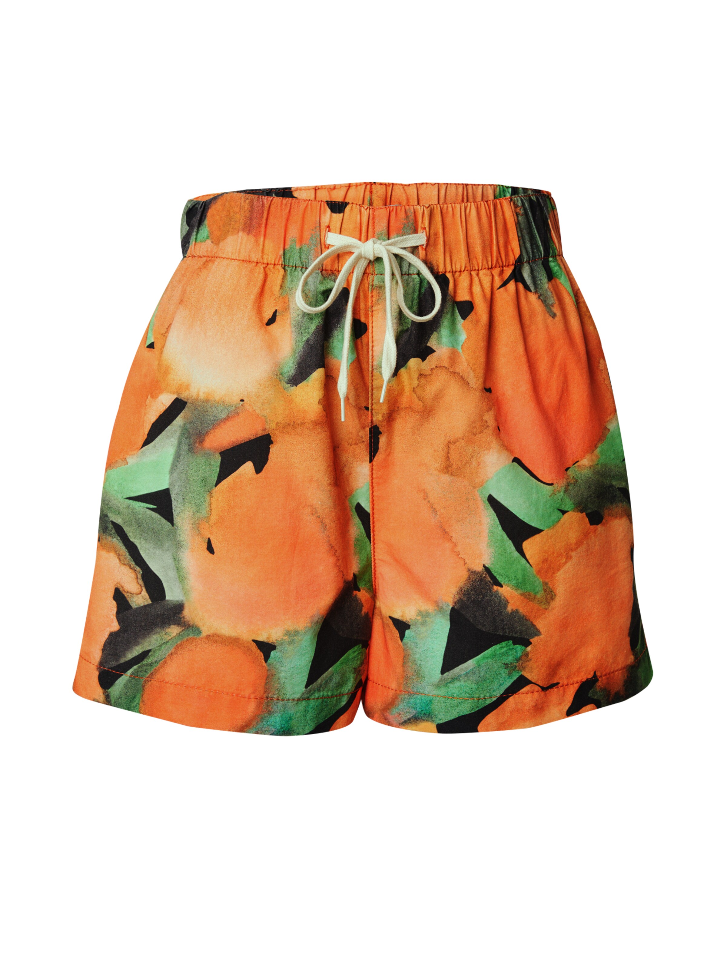 TOPSHOP regular Παντελόνι σε πορτοκαλί: μπροστά