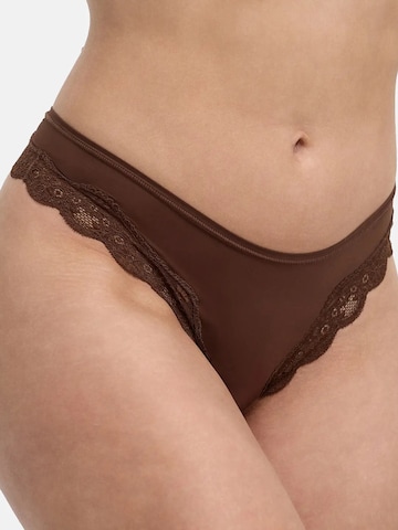 cfab - Tanga 'Lace Tanga' en marrón