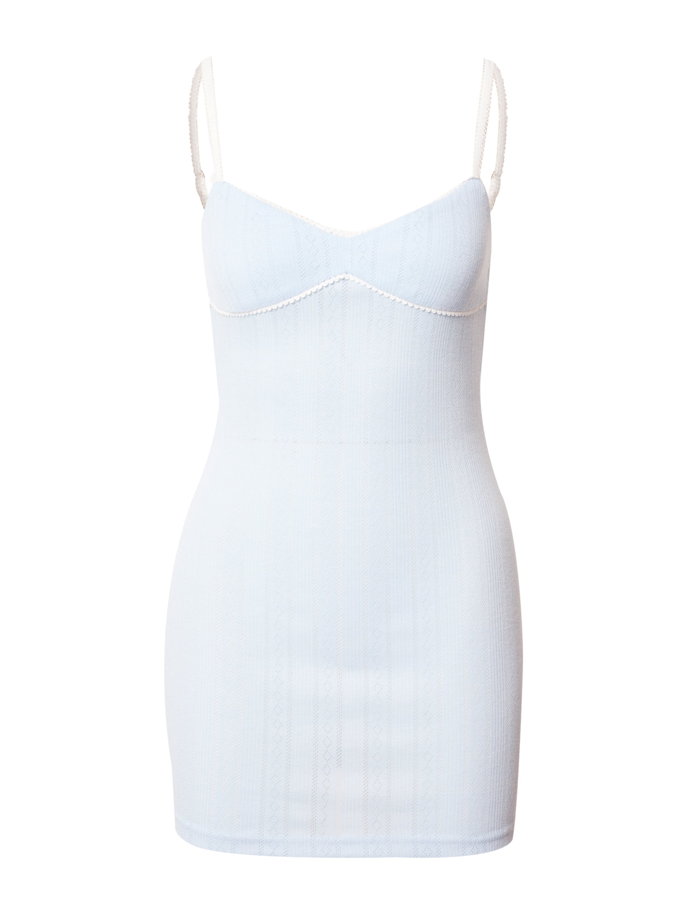 Edikted Sukienka 'Pointelle' w kolorze niebieski: przód