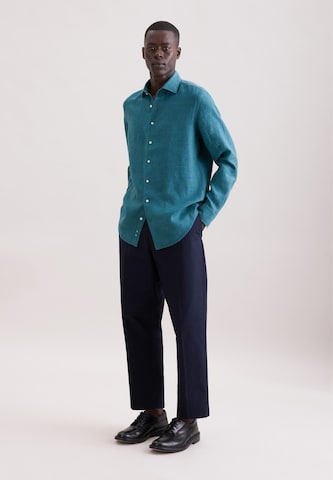 Coupe regular Chemise business SEIDENSTICKER en bleu