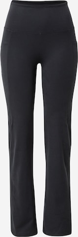 MarikaFlared/zvonoliki kroj Sportske hlače 'ZEN' - crna boja: prednji dio