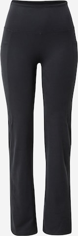 évasé Pantalon de sport 'ZEN' Marika en noir : devant