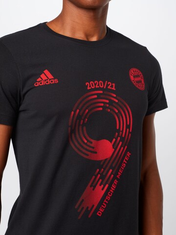 ADIDAS SPORTSWEAR Performance Shirt 'FC Bayern München Deutscher Meister 2021' in Black