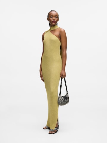 zelts Karl Lagerfeld Adīta kleita