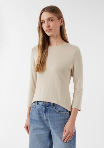 T-shirt COMMA en beige : devant