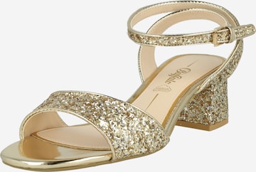 BUFFALO Sandals in Gold: front