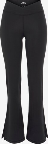 FAYN SPORTS Workout Pants in Black: front
