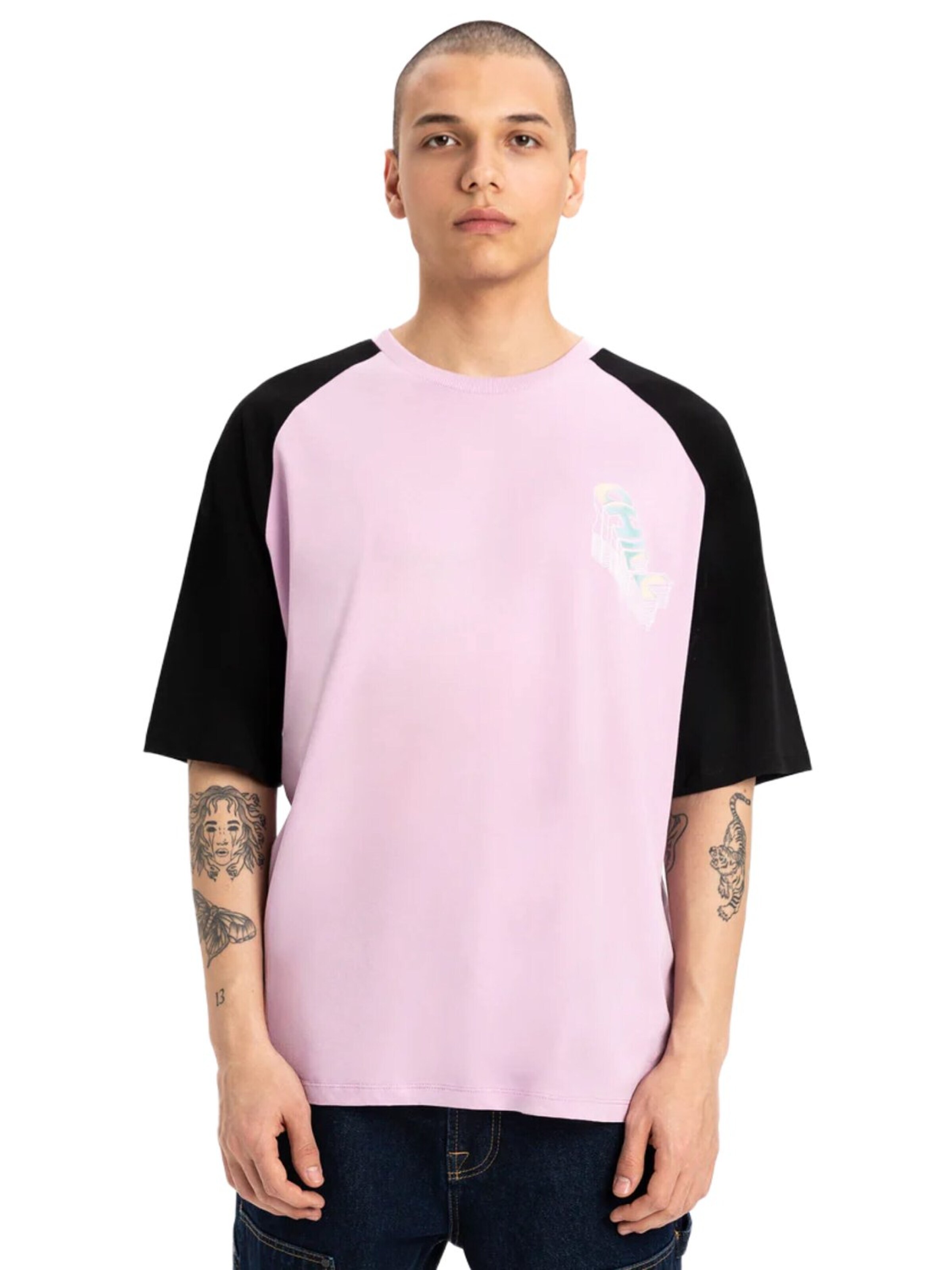 UNIQVIBE Functioneel shirt in Roze: voorkant