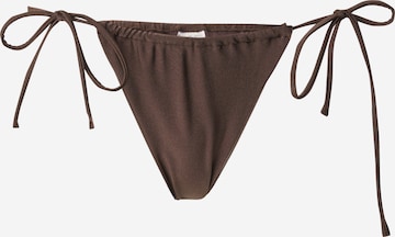 LeGer by Lena GerckeBikini donji dio 'Duana' - smeđa boja: prednji dio