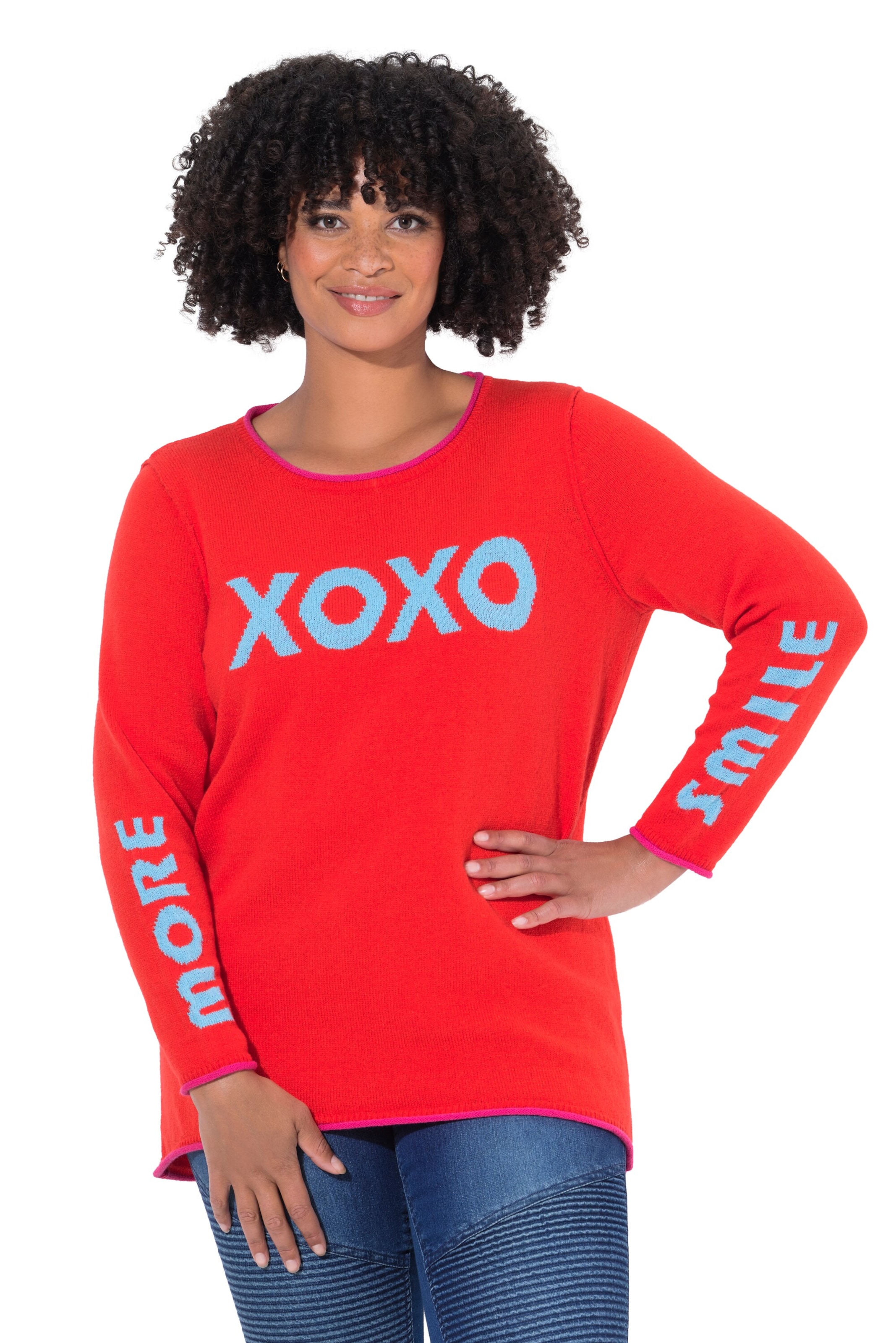 Angel of Style Sweater in Red: front