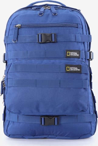 National Geographic Backpack in Blue: front