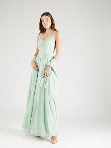 Robe de soirée Unique en vert