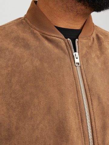 Jack & Jones Plus Between-Season Jacket 'Rocky' in Brown