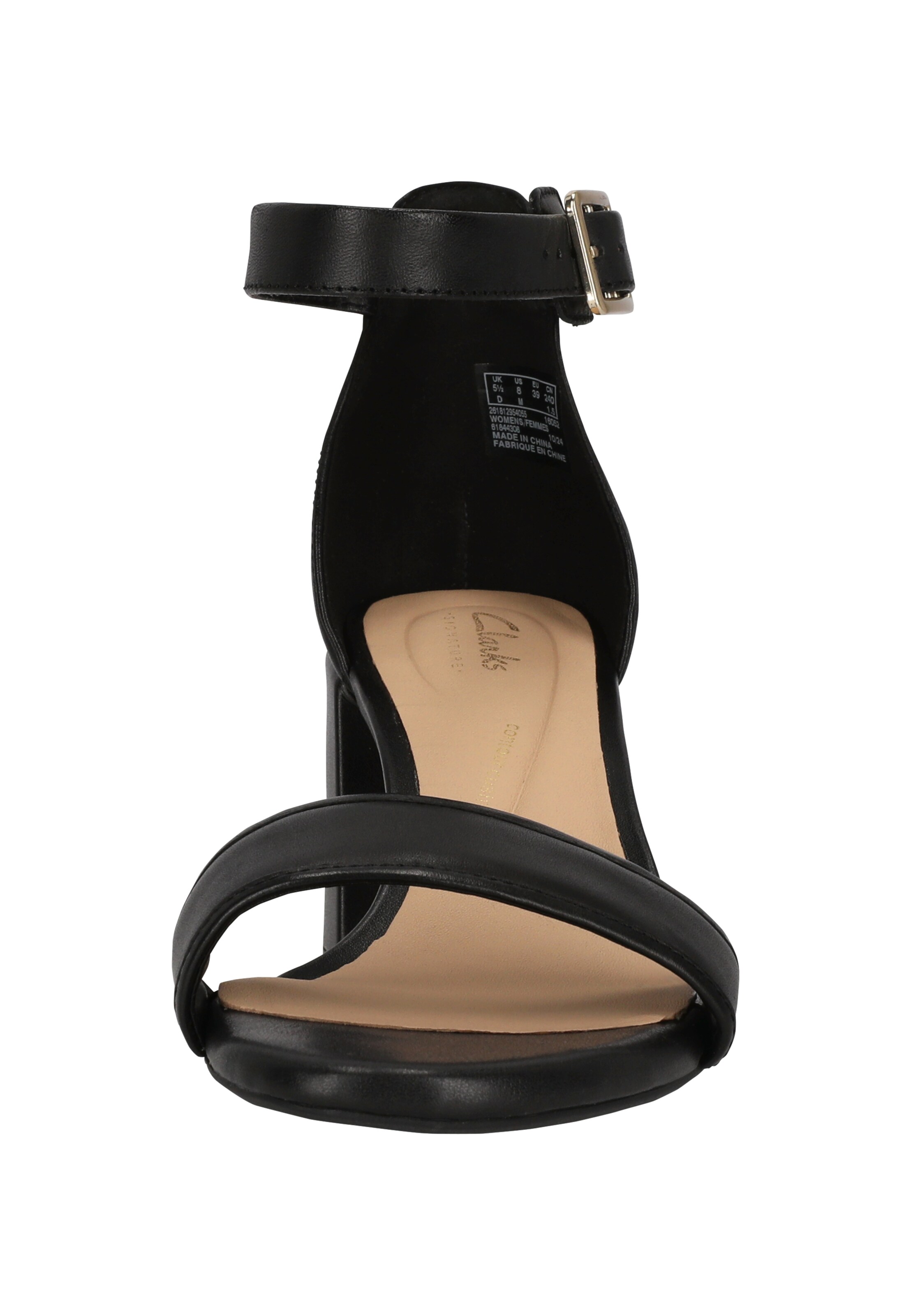 CLARKS Sandale 'Ezoria Mae' in Schwarz