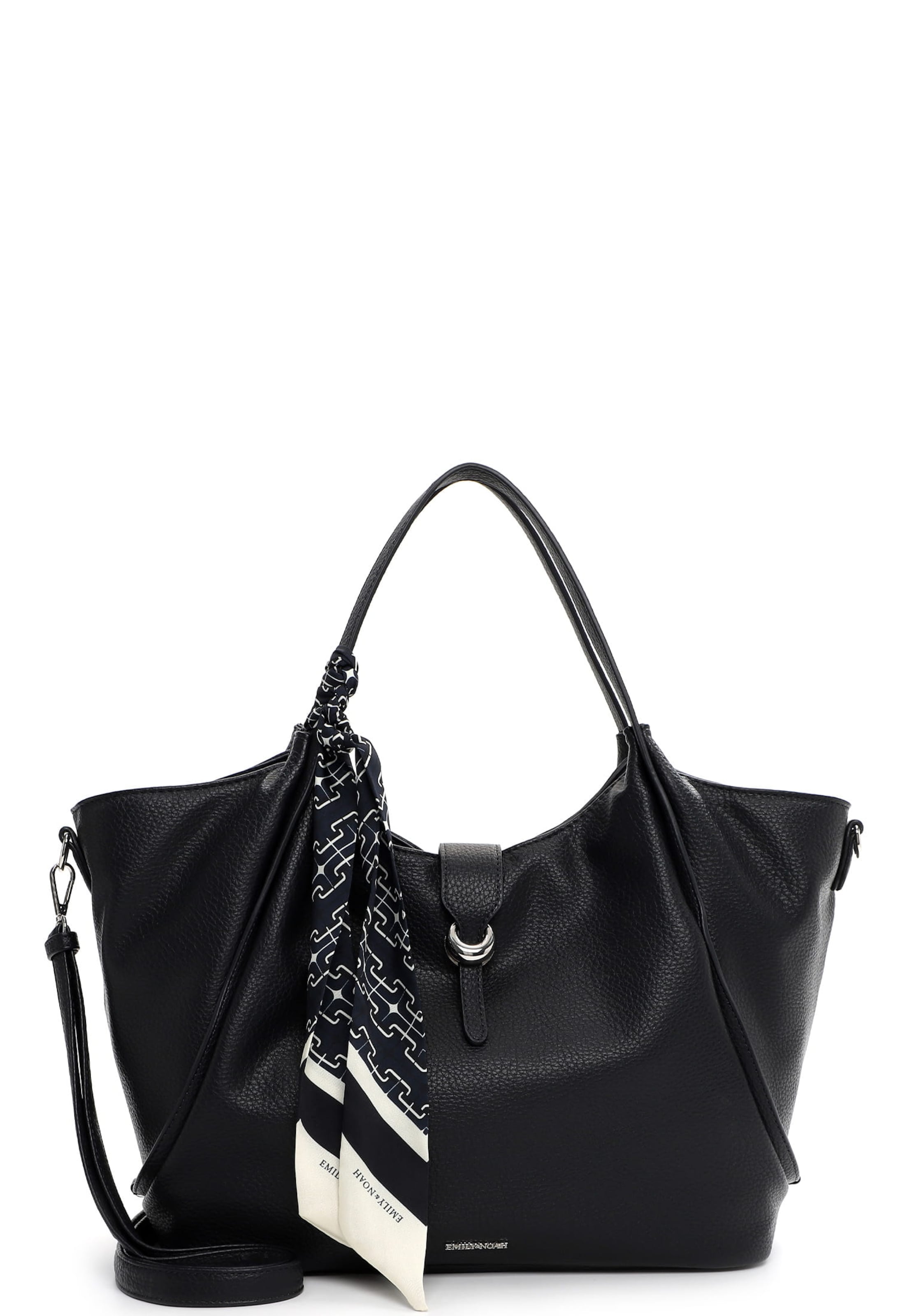 Emily & Noah Shopper in Black: front