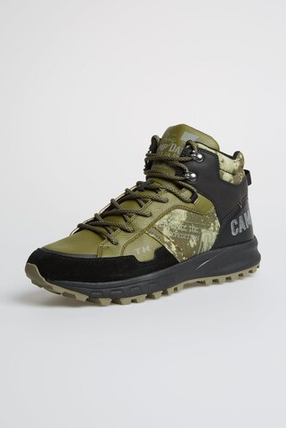CAMP DAVID High-Top Sneakers in Green