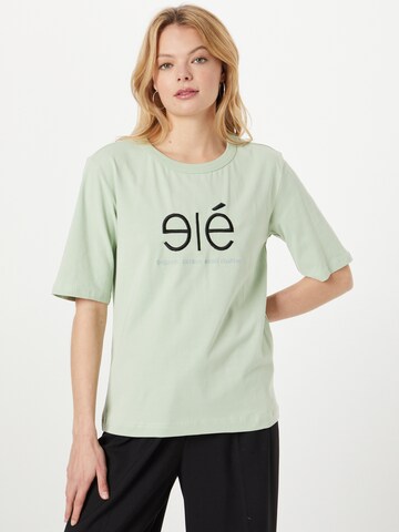 Esmé Studios - Camisa 'Lucia' em verde: frente