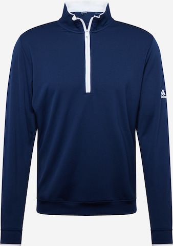 ADIDAS GOLF Sportsweatshirt in Blauw: voorkant