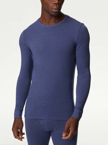 T-Shirt fonctionnel Marks & Spencer en bleu : devant