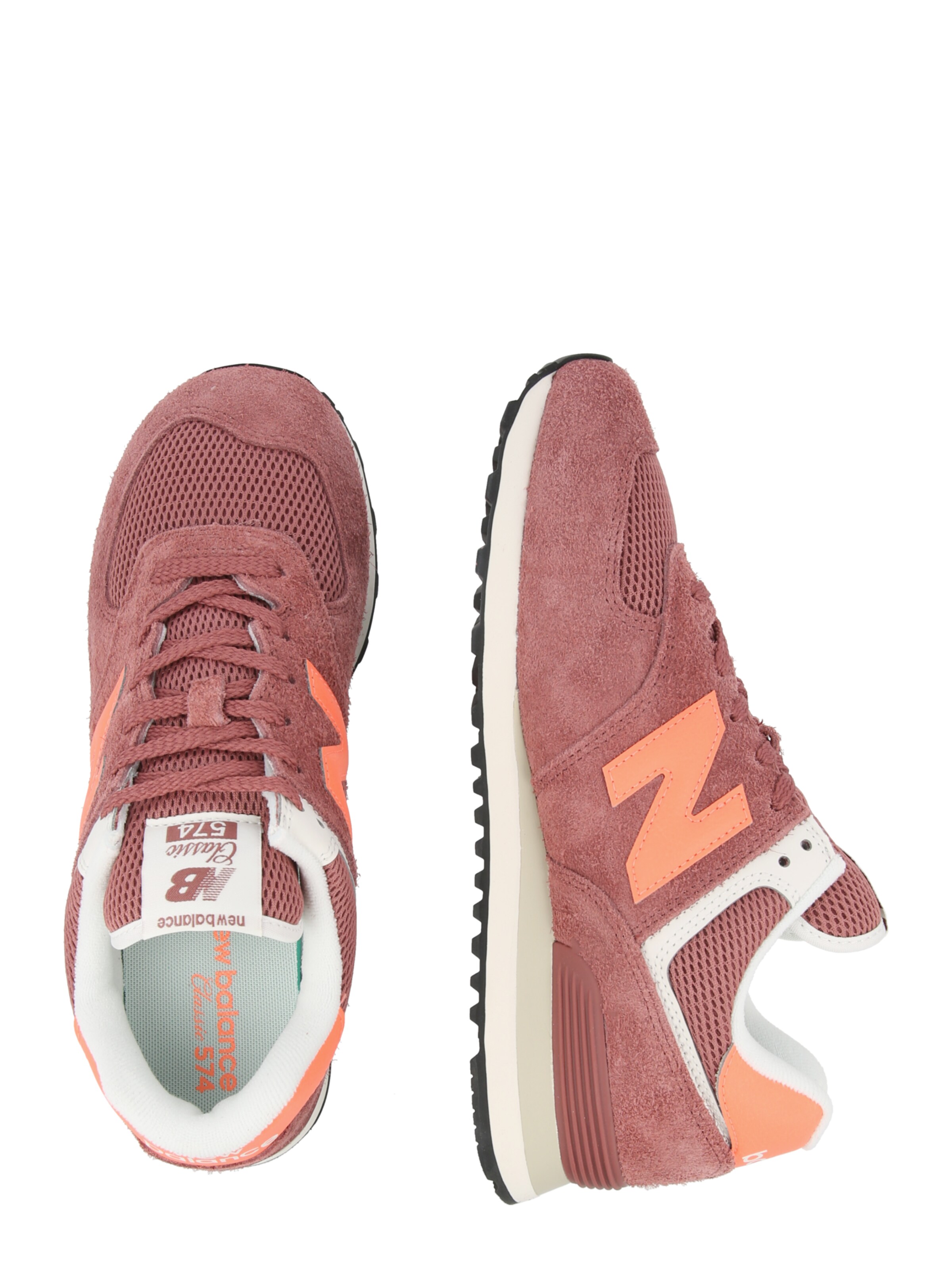 new balance - Sapatilhas baixas '574' em vermelho