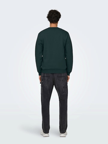 Only & Sons Regular fit Суичър 'ONSCERES' в зелено