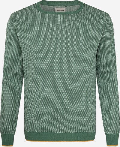 Blend Big Pullover in dunkelgrün / orange / weiß, Produktansicht