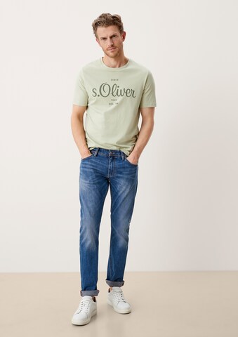 Slimfit Jeans 'Keith' de la s.Oliver pe albastru