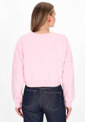 MYMO Sweatshirt 'Pop' in Roze