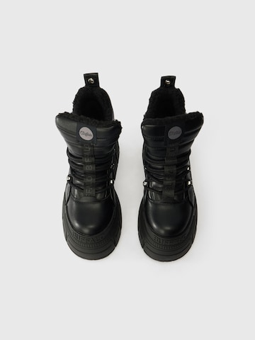BUFFALO Μποτάκι με κορδόνια 'Gospher Hike' σε μαύρο