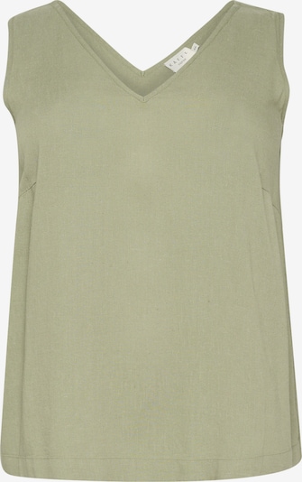 Palaidinė be rankovių 'Mille' iš KAFFE CURVE, spalva – pastelinė žalia, Prekių apžvalga