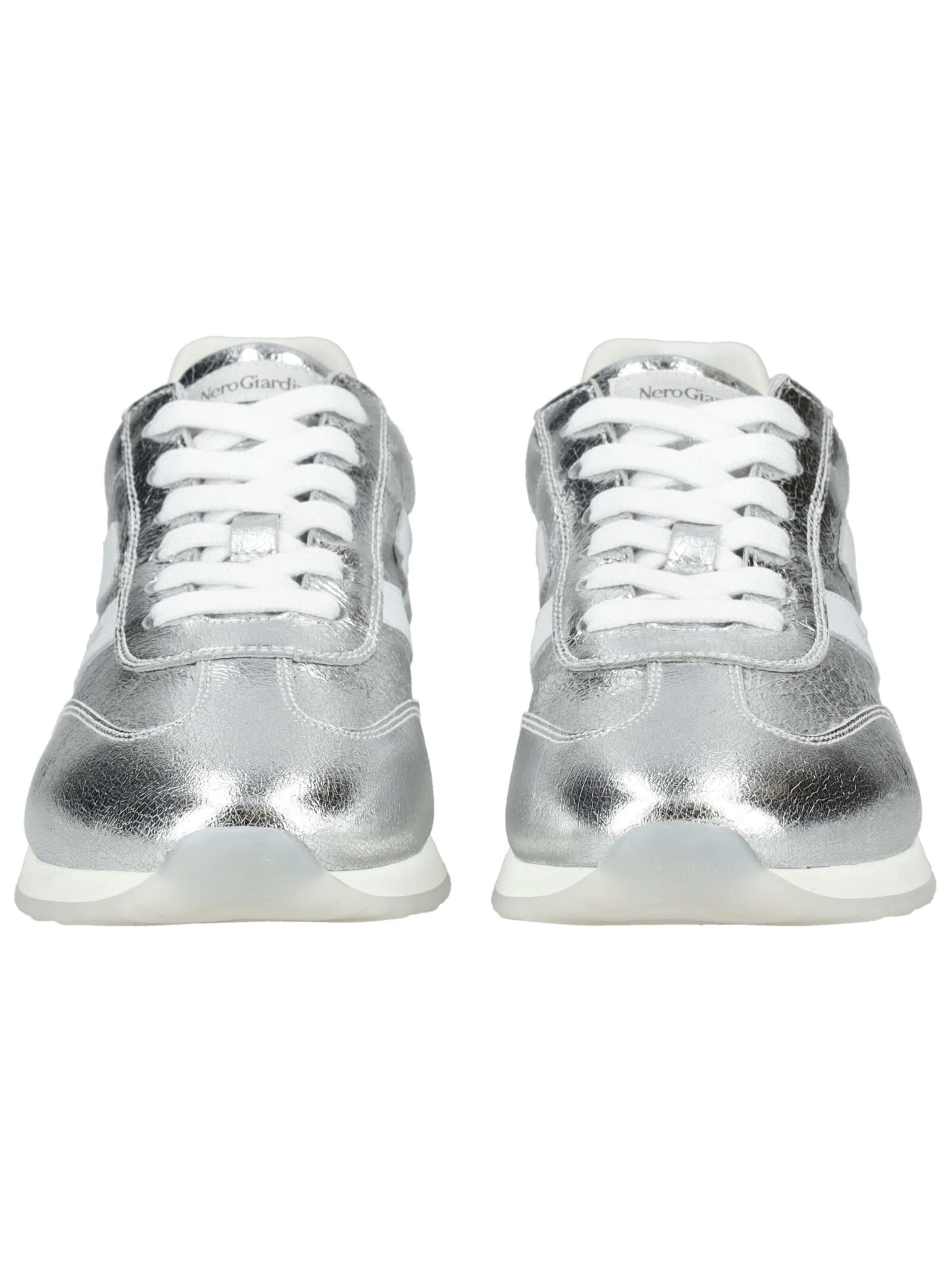 Nero Giardini Platform trainers in Silver
