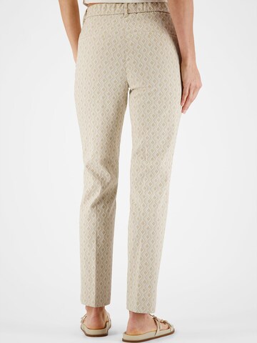 Gardeur Slimfit Hose 'ZENE51' in Beige
