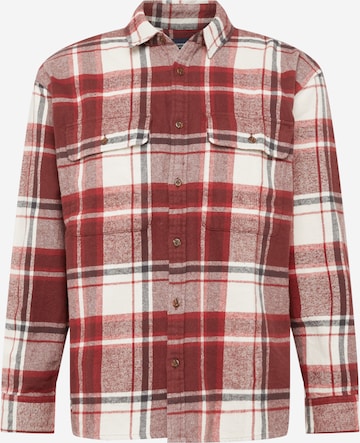 Abercrombie & Fitch - Regular Fit Camisa em vermelho: frente