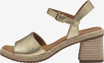 TAMARIS Sandals in Gold