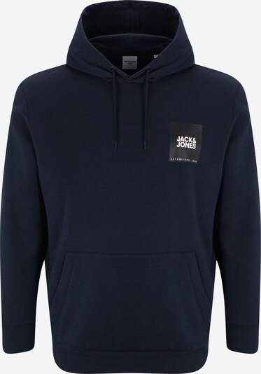 Jack & Jones Plus Sweater majica u plava / crna / bijela, Pregled proizvoda