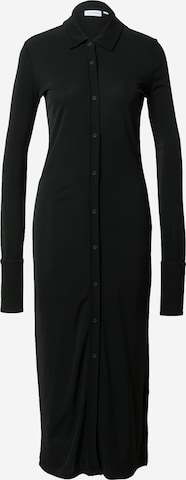 Calvin Klein Dolga srajca | črna barva: sprednja stran